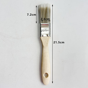 Pennello con manico in legno ad alta densità a filamento di legno <span class=keywords><strong>pennelli</strong></span> <span class=keywords><strong>per</strong></span> macchie ad angolo piatto pennello <span class=keywords><strong>per</strong></span> la pittura di <span class=keywords><strong>mobili</strong></span> recinzioni porte fai da te - Product Image 3
