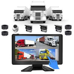 9inch 4CH DVR chia màn hình Màn hình cảm ứng Quad AHD DVR màn hình USB TF thẻ xe máy ảnh ghi âm - Product Image 2