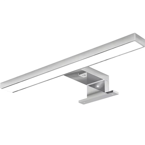 Howlighting IP44 Montado en espejo Controlador incorporado 300mm 500mm Cromo pulido Gabinete de baño Lámpara de espejo LED de plástico - Product Image 1