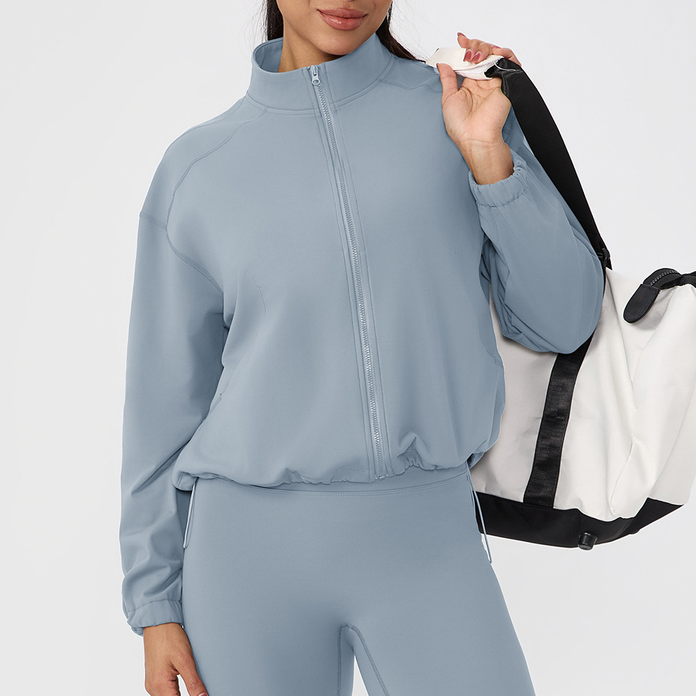 Veste-bleu clair