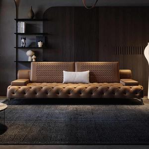 Canapés modernes pour PDG, salle de réception, <span class=keywords><strong>canapé</strong></span> de bureau, meubles, <span class=keywords><strong>canapé</strong></span> lounge en cuir, <span class=keywords><strong>canapé</strong></span> 3 places, ensemble de canapés de luxe, <span class=keywords><strong>canapé</strong></span> modulaire sectionnel - Product Image 4