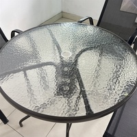 Vidrio Figurado Tejido Transparente de 4mm, 5mm, 6mm en Bronce y Gris con Tamaño Opcional para Ventanas y Puertas