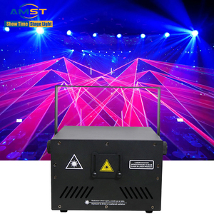Luci Laser DJ RGB 10W con Animazioni Cartoon, Controllo DMX 512 e ILDA, Illuminazione da Palco per Discoteche e Locali Notturni - Product Image 1