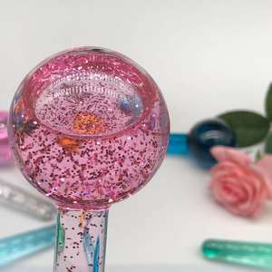 Masajeador de globos de hielo facial de 5cm/Bola de masaje de vidrio como herramienta de belleza para la piel - Product Image 1