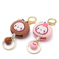 Figurine personnalisée en PVC souple 3D Jouets Porte-clés poubelle mignon