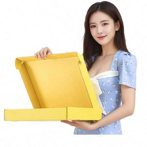 Tùy chỉnh bao bì gấp màu xanh từ cứng nhắc giấy trẻ em quần áo lưu niệm hộp quà tặng với Ribbon - Product Image 1