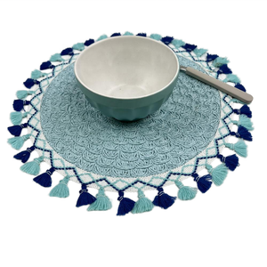 Tappetini in tessuto di Design europeo tovagliette con nappine di alta qualità per uso domestico e cucina - Product Image 2