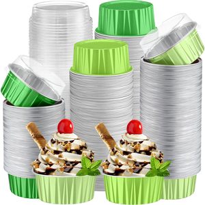 Contenedores Desechables Personalizados para Hornear Alimentos, Contenedores Desechables para Llevar, Contenedores de Papel de Aluminio para Hornear - Product Image 1
