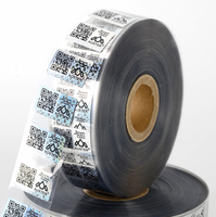 Autocollants de sécurité holographiques 3D transparents à gratter personnalisés, avec code QR, pour l'identification des produits