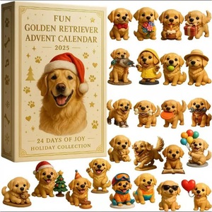 Calendrier de l'Avent JM 2025, Calendrier de compte à rebours de Noël, Porte-clés en acrylique avec pendentif - Product Image 1