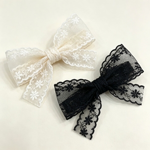 Cinta de encaje bordada de malla <span class=keywords><strong>con</strong></span> <span class=keywords><strong>flores</strong></span> pequeñas de 2.2 cm, en blanco, negro y marfil, para decoración de prendas, vestidos y costura DIY. - Product Image 3