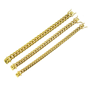 Hot Selling Popular Simple Stainless Steel Gold Silver Plated Geometric Bracelet Hiphop <b>Men</b> Chain Bracelets Fashion Jewelry - Product Image 6