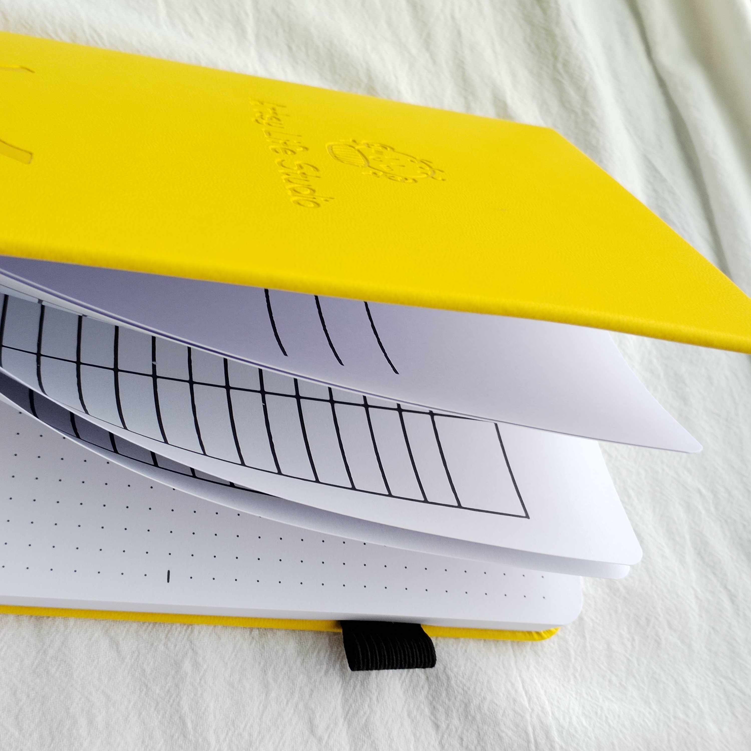 gold foil cover notebook