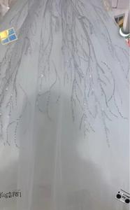 Robe de mariée de luxe 2024 à manches longues, style princesse, avec grande traîne, pour une allure de mariée élégante et raffinée - Product Image 4