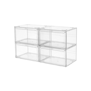 Organizador de zapatos de plástico transparente, personalizado, apilable - Product Image 6