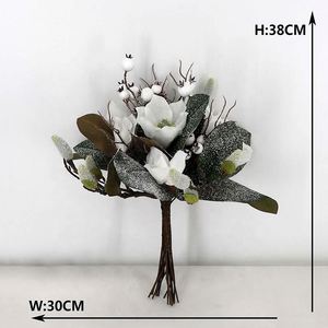 Ramo de Flores Artificiales Oh Arts, Plantas Decorativas Navideñas de Plástico - Product Image 4