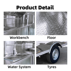 Remorque de cuisine mobile aux normes européennes, camion de restauration avec éclairage certifié et système de câblage professionnel - Product Image 4