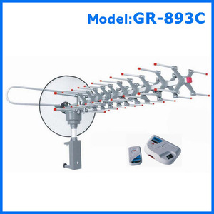 Aerial Dvb-T Anteny VHF Anteni Digital <b>Tv</b> Antenas Outdoor HDTV Remote <b>Controlled</b> Rotatable Omnidirectional <b>Tv</b> Antenna - Product Image 2
