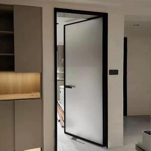 Porte pliante en aluminium à cadre étroit Deslano pour salle de bain et patio, résistante au vent, silencieuse, en verre, conforme à la norme Energy Star - Product Image 6