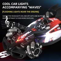 Coche de Carreras de Simulación F1 con Sensor de Gestos, 4WD de Alta Velocidad, Rociador de Agua, Coche Deportivo Eléctrico con Control Remoto, Coche de Derrape RC, Juguetes para Niños