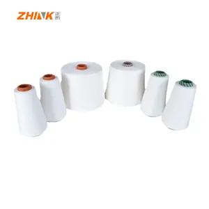 Factory Supply 60% Cotton 40% Polyester Ne26S/1 Siro Compact Slub Yarn For Knitting And Weaving