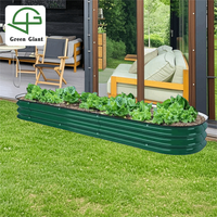 Kit de jardinage surélevé de 8 pouces de hauteur, grands bacs de culture surélevés DIY pour la culture de fleurs, fruits et légumes