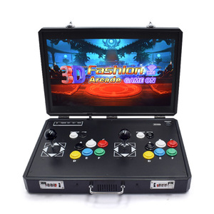<span class=keywords><strong>Console</strong></span> <span class=keywords><strong>Arcade</strong></span> Portatile Ricaricabile in Metallo da 22 Pollici, Pieghevole, Pandora's Box, Doppio Joystick, <span class=keywords><strong>Console</strong></span> <span class=keywords><strong>Retro</strong></span> per 2 Giocatori, per Esterni e Casa - Product Image 6