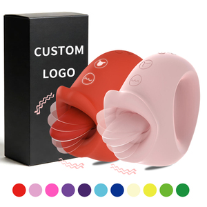 AITT Custom Clitoral Stimulator Vibrator with 10 Vibration 10 Thrusting Licking Tongue 100% Waterproof USB Rechargeable <strong>Sex</strong> <strong>Toy</strong> - Product Image 1