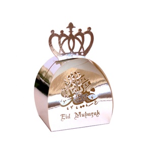 Hot Sale Gold Silver <strong>Eid</strong> Mubarak Black Hollow Candy <strong>Gift</strong> <strong>Box</strong> Ramadan Decorations Islamic Party Happy <strong>Eid</strong> Mubarak Snacks <strong>Box</strong> - Product Image 4