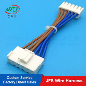 Rangkaian Kabel Terminal 2-Pin JST VHR Kustom 316253524 dengan Inti Tembaga Isolasi PVC Tegangan Terukur 600V - Product Image 5