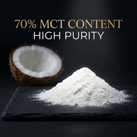 Poudre d'huile MCT Keto C8 C10, complément alimentaire à base de plantes pour la gestion du poids, l'énergie et le café Keto