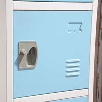 Casiers de rangement de sécurité pour le personnel en acier à porte unique de bureau Armoire penderie pour suspendre les vêtements