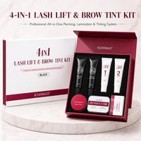 4 en 1 Lash & Brow Lift and Tint Kit Eyelash Lifting 5 Lift Pads Netrural Wild Eyebrow Semi-permanent Personnalisé