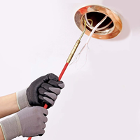 33cm fibre de verre poisson bande fil tige pousser tige tirer câble extracteur fil poignée extracteur fibre de verre câble fil course tirer pousser Kit rouge