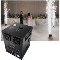 Machine à feux d'artifice électriques en métal avec flamme froide, brouillard dansant, DMX512 et télécommande AC 110-240V 750W