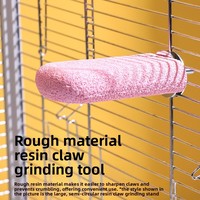 Perchoir à poncer pour perroquet, bâton de ponçage pour griffes et bec, accessoires de cage à oiseaux pour petits oiseaux