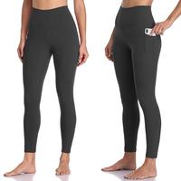Push up femmes Gym Fitness ensembles vêtements femmes taille haute entraînement Yoga Leggings avec poches Patchwork Leggins pantalon