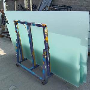 Paneles de Vidrio Templado Esmerilado de 12 mm para Mamparas de <span class=keywords><strong>Ducha</strong></span> Semi-Sin Marco, Láminas de Vidrio Templado Mate para Privacidad, Vidrio Templado para Privacidad - Product Image 2