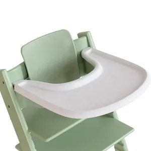 Plateau de salle à manger amovible en plastique PP pour chaise haute