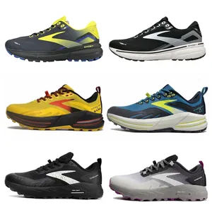 Brooks Glycerin GTS 20 Ghost 15 16, Zapatos Deportivos para Mujer y Hombre, Hyperion <span class=keywords><strong>Tempo</strong></span> Triple, Negro y Blanco, 2025 - Product Image 1