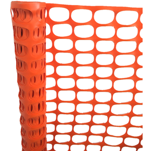 Orange HDPE plastic safety mesh fence for traffic barrier