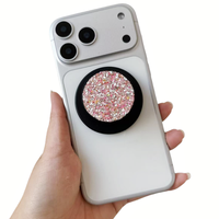 Support de téléphone portable léopard zèbre noir à paillettes fabriqué en usine pour iPhone 17 Pro Max, accessoires de téléphone, cadeau promotionnel