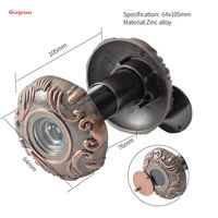 Magnifiques accessoires 200 °   Visiophone grand angle pour porte, œil de porte anti-espionnage pour la sécurité et la confidentialité à la maison et à l'hôtel