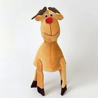 En stock: Nuevo gorro decorativo de tela con cabeza de ciervo, ideal para Navidad, Papá Noel, reno, carnaval, Acción de Gracias y con temática de alces.