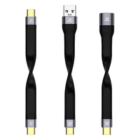 Câble d'extension de données USB 4.0 Gen3 Type-C PD 100W 5A Charge rapide USB C vers Type C Thunderbolt 3 USB 4 Câble FPC 40 Gbps 4K 60Hz