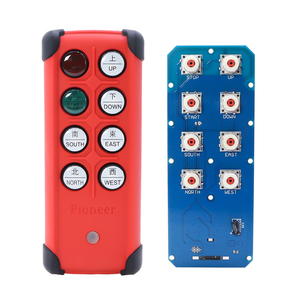 Robusto y duradero 6 botones de una sola velocidad Elevador de elevación anticaída Control remoto inalámbrico industrial - Product Image 5