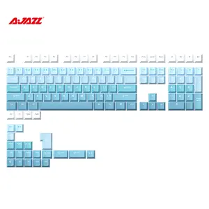 Ajazz-لوحة مفاتيح ميكانيكية, 132 أغطية مفاتيح من Cherry PBT مخصصة للمفاتيح