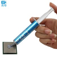 2 pièces poids net 15 grammes GD-2 gris pâte de graisse thermoconductrice plâtre composé dissipateur de chaleur pour CPU GPU sac emballage
