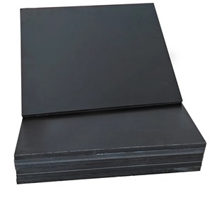 Plaque transparente en verre G10 noir fixe FR4, utilisée pour le matériau de la poignée d'épée - Product Image 1