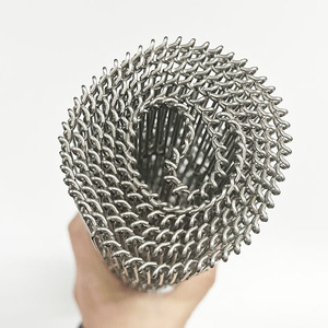304 316 gıda sınıfı paslanmaz çelik Metal tel örgü merdiven konveyör bant, düz tel konveyör bant - Product Image 2